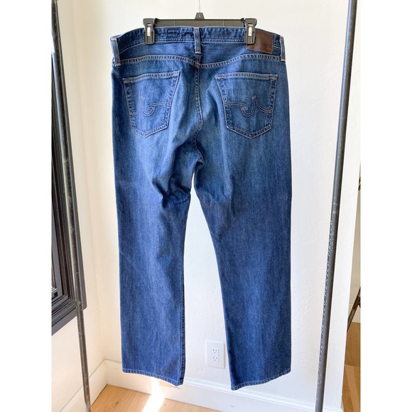 AG Adriano Goldschmied Men's Medium Wash The Portege Straight Leg Jeans sz 38X34 - Picture 4 of 10